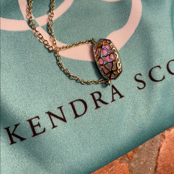 Kendra Scott Iridescent Druzy Necklace - Picture 3 of 3